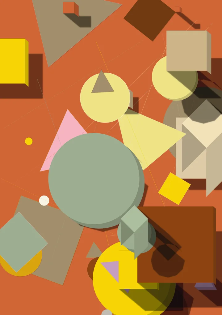Cirqueloquy collectible abstract artwork by Lorien Velmore